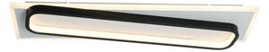 Brilagi - Plafoniera LED dimmerabile OUTLINE LED/52W/230V 15x60 cm bianco/nero + telecomando