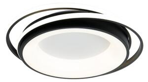 Brilagi - Plafoniera LED dimmerabile IRIS LED/84W/230V 47x51 cm nera + telecomando
