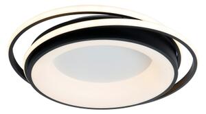 Brilagi - Plafoniera LED dimmerabile IRIS LED/84W/230V 47x51 cm nera + telecomando