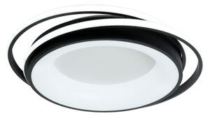Brilagi - Plafoniera LED dimmerabile IRIS LED/84W/230V 47x51 cm nera + telecomando