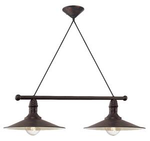 Brilagi - Lampadario a sospensione con cavo FORGE 2xE27/60W/230V nero
