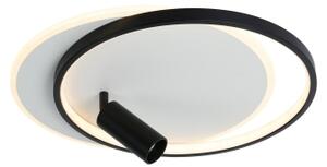 Brilagi - Plafoniera LED dimmerabile UNITY LED/48W/230V + 1xGU10/3W bianco/nero + telecomando