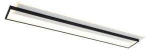 Brilagi - Plafoniera dimmerabile a LED OUTLINE LED/90W/230V 18x100 cm bianco/nero + telecomando