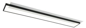 Brilagi - Plafoniera dimmerabile a LED OUTLINE LED/90W/230V 18x100 cm bianco/nero + telecomando