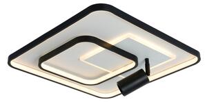 Brilagi - Plafoniera LED dimmerabile UNITY LED/75W/230V + 1x GU10/3W bianco/nero + telecomando