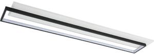 Brilagi - Plafoniera dimmerabile a LED OUTLINE LED/90W/230V 18x100 cm bianco/nero + telecomando
