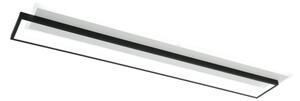Brilagi - Plafoniera dimmerabile a LED OUTLINE LED/90W/230V 18x100 cm bianco/nero + telecomando