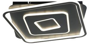 Brilagi - Plafoniera LED dimmerabile IRIS LED/98W/230V 50x50 cm nero + telecomando