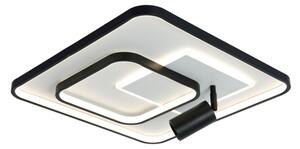 Brilagi - Plafoniera LED dimmerabile UNITY LED/75W/230V + 1x GU10/3W bianco/nero + telecomando