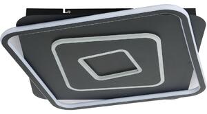 Brilagi - Plafoniera LED dimmerabile IRIS LED/98W/230V 50x50 cm nero + telecomando