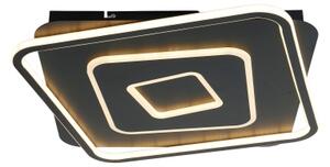 Brilagi - Plafoniera LED dimmerabile IRIS LED/98W/230V 50x50 cm nero + telecomando