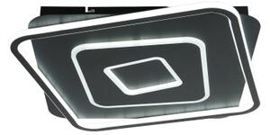 Brilagi - Plafoniera LED dimmerabile IRIS LED/98W/230V 50x50 cm nero + telecomando