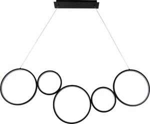 Brilagi - Lampada a sospensione con cavo ECHO LED/60W/230V 4000K 100 cm nera