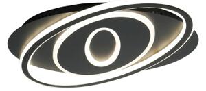 Brilagi - Plafoniera LED dimmerabile IRIS LED/78W/230V 37x49 cm nera + telecomando