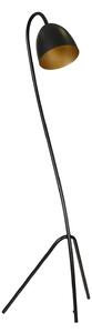 Piantana Moderno Beowulf Acciaio Nero Oro 1 Luce E27 Ip20