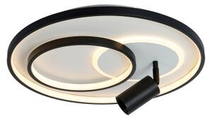 Brilagi - Plafoniera LED dimmerabile UNITY LED/60W/230V + 1xGU10/3W bianco/nero +telecomando
