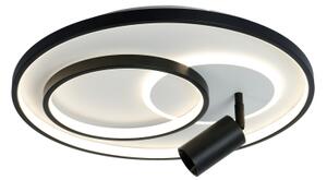 Brilagi - Plafoniera LED dimmerabile UNITY LED/60W/230V + 1xGU10/3W bianco/nero +telecomando