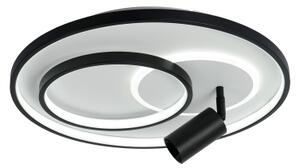 Brilagi - Plafoniera LED dimmerabile UNITY LED/60W/230V + 1xGU10/3W bianco/nero +telecomando