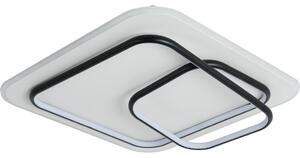 Brilagi - Plafoniera a LED dimmerabile IRIS LED/81W/230V 50x50 cm bianco/nero + telecomando