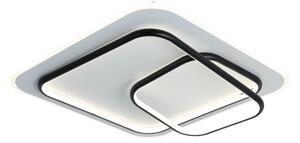 Brilagi - Plafoniera a LED dimmerabile IRIS LED/81W/230V 50x50 cm bianco/nero + telecomando