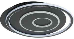 Brilagi - Plafoniera LED dimmerabile IRIS LED/83W/230V 46x50 cm nera + telecomando