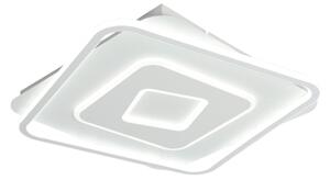 Brilagi - Plafoniera LED dimmerabile IRIS LED/98W/230V 50x50 cm bianca + telecomando