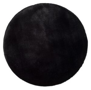Tappeto nero , Ø 120 cm Fox Liso - Universal
