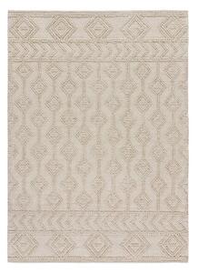Tappeto color crema in cotone riciclato lavabile/tessuto a mano 160x230 cm Pamuk – Universal