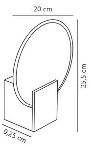 Nordlux - Lampada da parete dimmerabile per bagno HESTER LED/9,5W/230V IP44
