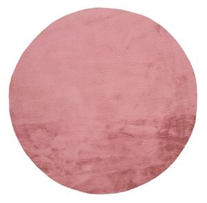 Tappeto rosa , Ø 120 cm Fox Liso - Universal