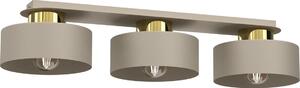 Plafoniera MARTI 3xE27/15W/230V beige/oro