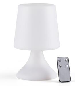 Lampada da tavolo a LED bianca con telecomando (altezza 25,5 cm) Midnat - Villa Collection