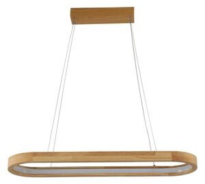 Brilagi - Lampada a sospensione su cavo UMEA WOOD LED/30W/230V 70x20 cm legno