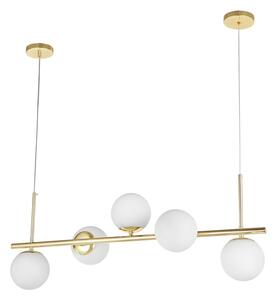 Lampadario moderno oro a sfera LEDO W5