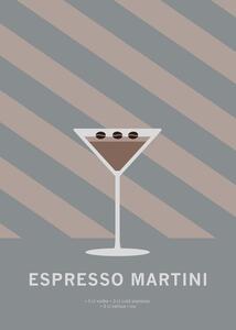 Illustrazione Drink Espresso Martini, Paperago