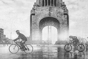 Fotografia Bicycle at Monumento de la revolucion, ©fitopardo