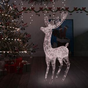 Renna di Natale XXL in Acrilico 250 LED 180 cm Bianco Caldo