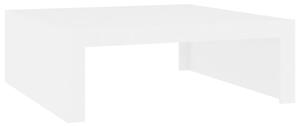 Tavolino da Salotto Bianco 100x100x35 cm Truciolato