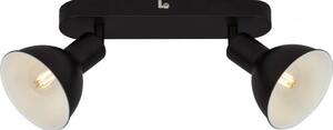 Briloner 2674-025 - Faretto RETRO 2xE14/25W/230V nero
