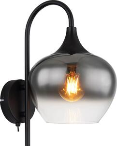 Globo 15548W - Applique MAXY 1xE27/40W/230V nero