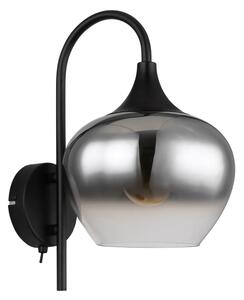 Globo 15548W - Applique MAXY 1xE27/40W/230V nero