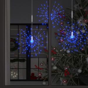Luci di Natale Fuochi d'Artificio Blu 20 cm 1400 LED