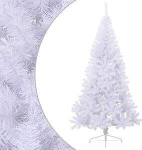 Albero di Natale Artificiale Metà con Supporto Bianco 180cm PVC
