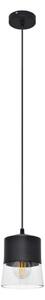 Lampadario a sospensione con filo FERGIE 1xE27/15W/230V nero