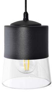 Lampadario a sospensione con filo FERGIE 1xE27/15W/230V nero