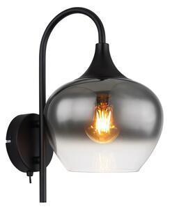 Globo 15548W - Applique MAXY 1xE27/40W/230V nero