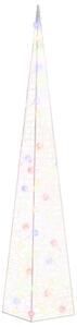 Cono di Luce LED Decorativo Acrilico Multicolore 120 cm