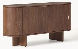 Credenza in legno con angoli arrotondati Zumi