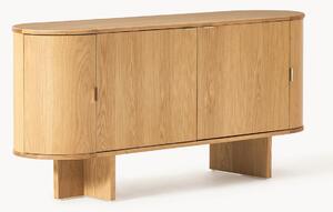 Credenza in legno con angoli arrotondati Zumi