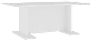 Tavolino da Salotto Bianco 103,5x60x40 cm in Legno Multistrato